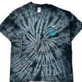 Santa Cruz Tie-Dye T-Shirt - XL Black Cotton