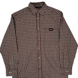 Dickies Checked Flannel Shirt - Medium Multicoloured Cotton Blend