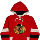 Chicago Blackhawks Ccm Nhl Hoodie - Large Red Cotton