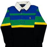 Age 4 Polo By Ralph Lauren Striped Rugby Shirt - 2XS Multicoloured Cotton