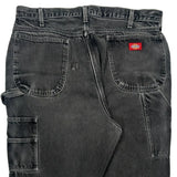 Dickies Double Knee Carpenter Pants - 30W 32L Gray Cotton