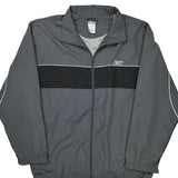 Reebok Windbreaker - XL Gray Polyester