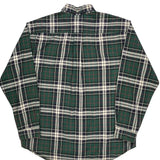 Tommy Hilfiger Checked Shirt - Large Green Cotton