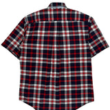Tommy Hilfiger Checked Short Sleeve Shirt - Small Multicoloured Cotton