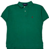 Ralph Lauren Polo Shirt - Small Green Cotton