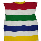 Roco Loco Single Stitch Vest - Medium Multicoloured Cotton