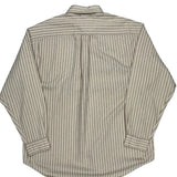 Tommy Hilfiger Striped Shirt - Large Beige Cotton