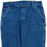 Carhartt Double Knee Carpenter Jeans - 38W 32L Blue Cotton
