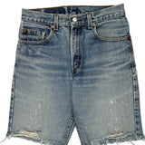 Levis Denim Shorts - 29W 10L Light Wash Cotton