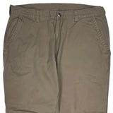 Duluth Cargo Trousers - 38W 32L Khaki Cotton
