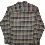 Lee Checked Flannel Shirt - XL Blue Cotton