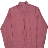 Ralph Lauren Striped Shirt - Medium Red Cotton