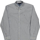 Tommy Hilfiger Striped Shirt - XL Blue Cotton