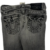 Age 5 True Religion Contrast Stitch Jeans - XS Gray Denim