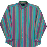 Ralph Lauren Striped Shirt - Large Multicoloured Cotton