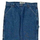 Wrangler Carpenter Pants - 35W 30L Blue Denim
