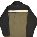 Nautica Striped Jacket - Medium Black Cotton Blend