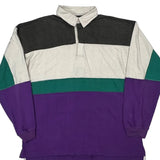 Authentic Collection Striped Rugby Shirt - XL Multicoloured Polyester Blend