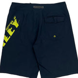 Bold Logo Oakley Graphic Sport Shorts - 32″ Waist Yellow Polyester