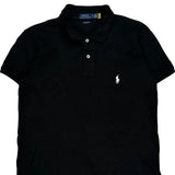 Polo By Ralph Lauren Polo Shirt - Medium Black Cotton