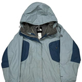 The North Face Waterproof Jacket - XL Blue Nylon
