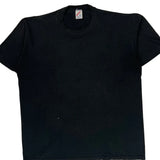 90S Blank Jerzees T-Shirt - XL Black Cotton