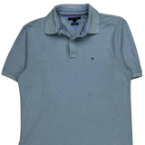 Tommy Hilfiger Polo Shirt - Small Blue Cotton