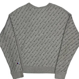 Reverse Weave Champion Sweatshirt - Medium Gray Cotton Blend