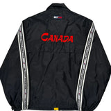 Canada National Water Polo Team Tommy Hilfiger Spellout Windbreaker - Small Black Nylon