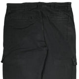 Wrangler Cargo Trousers - 34W 32L Black Cotton