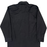 Dickies Shirt - Medium Black Polyester Blend