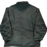 Faded Carhartt Jacket - Large Black Cotton