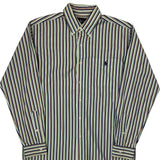 Ralph Lauren Striped Shirt - Medium Multicoloured Cotton