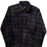 Patagonia Checked Flannel Shirt - Medium Black Cotton