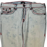 True Religion Contrast Stitch Jeans - 39W 32L Light Wash Cotton