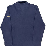 Timberland 1/4 Zip - Large Blue Cotton