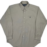 Blake Ralph Lauren Shirt - Large Beige Cotton