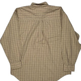 Chaps Ralph Lauren Checked Shirt - XL Beige Cotton