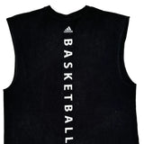Basketball Adidas Tank Top - XL Black Cotton