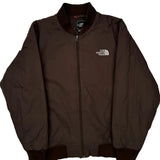 The North Face Bomber Jacket - Large Brown Polyester