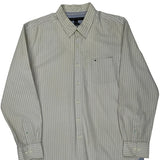 Tommy Hilfiger Striped Shirt - XL Beige Cotton