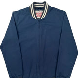 Levis Varsity Jacket - Large Blue Cotton