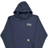 Ithaca College Facilities Services Carhartt College Hoodie - 2XL Navy Cotton