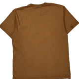 Dickies T-Shirt - Large Brown Cotton
