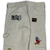 Stan Ray Carpenter Trousers - 28W UK 10 Cream Cotton