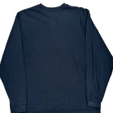 Carhartt Long Sleeve T-Shirt - XL Navy Cotton