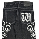 Best Company Graphic Jeans - 31W 30L Black Denim