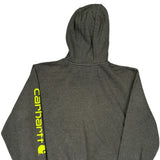 Carhartt Hoodie - Large Gray Cotton Blend