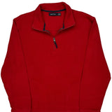 Nautica 1/4 Zip - XL Red Cotton