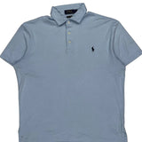Polo By Ralph Lauren Polo Shirt - Large Blue Cotton